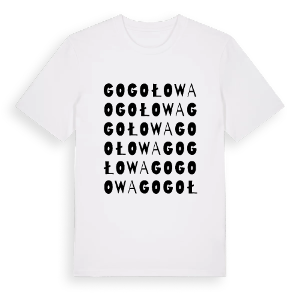 Gogołowa ordlek t-shirt – ekologisk bomull t-shirt från Pinshirt