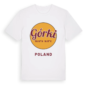 Górki cirkel t-shirt – ekologisk bomull t-shirt från Pinshirt