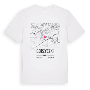 Gorzyczki karta t-shirt – ekologisk bomull t-shirt från Pinshirt