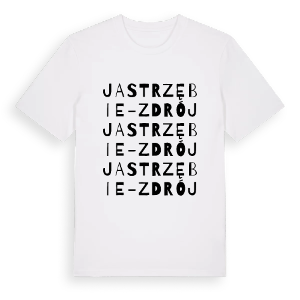 Jastrzębie-Zdrój ordlek t-shirt – ekologisk bomull t-shirt från Pinshirt