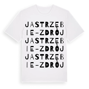 Jastrzębie-Zdrój ordlek t-shirt – ekologisk bomull t-shirt från Pinshirt