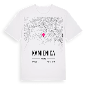 Kamienica karta t-shirt – ekologisk bomull t-shirt från Pinshirt