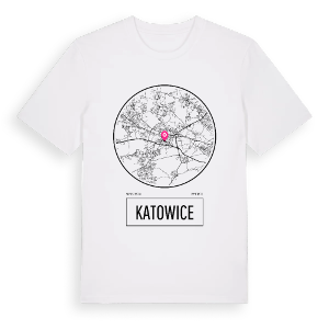 Katowice t-shirt – ekologisk bomull t-shirt från Pinshirt