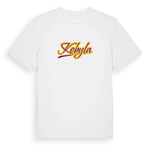 Kobyla baseball t-shirt – ekologisk bomull t-shirt från Pinshirt