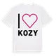 Jag älskar Kozy t-shirt stort tryck