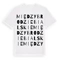 Międzybrodzie Bialskie ordlek t-shirt