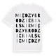 Międzybrodzie Bialskie ordlek t-shirt