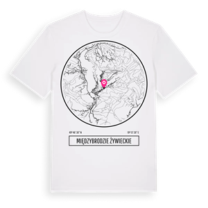 Międzybrodzie Żywieckie t-shirt – ekologisk bomull t-shirt från Pinshirt