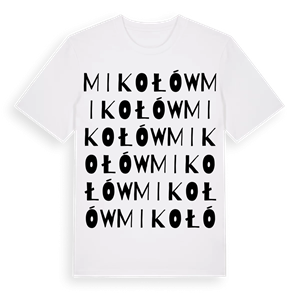 Mikołów ordlek t-shirt – ekologisk bomull t-shirt från Pinshirt