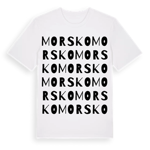 Morsko ordlek t-shirt – ekologisk bomull t-shirt från Pinshirt
