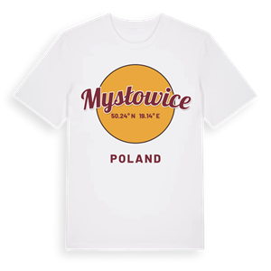 Mysłowice cirkel t-shirt – ekologisk bomull t-shirt från Pinshirt