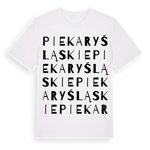 Piekary Śląskie ordlek t-shirt – ekologisk bomull t-shirt från Pinshirt