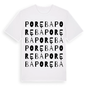 Poręba ordlek t-shirt – ekologisk bomull t-shirt från Pinshirt