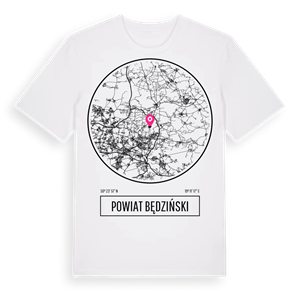 powiat będziński t-shirt – ekologisk bomull t-shirt från Pinshirt
