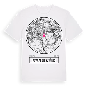 powiat cieszyński t-shirt – ekologisk bomull t-shirt från Pinshirt