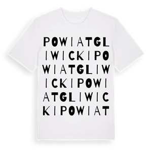 powiat gliwicki ordlek t-shirt – ekologisk bomull t-shirt från Pinshirt