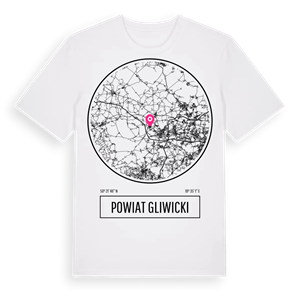 powiat gliwicki t-shirt – ekologisk bomull t-shirt från Pinshirt