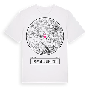powiat lubliniecki t-shirt – ekologisk bomull t-shirt från Pinshirt