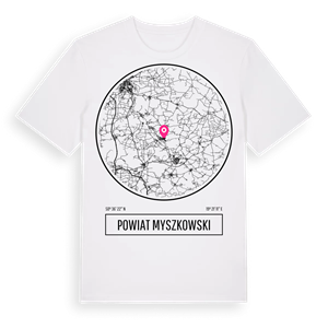 powiat myszkowski t-shirt – ekologisk bomull t-shirt från Pinshirt