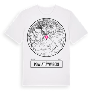 powiat żywiecki t-shirt – ekologisk bomull t-shirt från Pinshirt