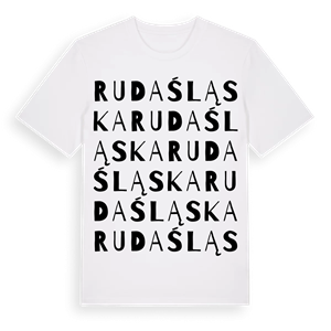 Ruda Śląska ordlek t-shirt – ekologisk bomull t-shirt från Pinshirt