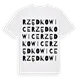 Rzędkowice ordlek t-shirt