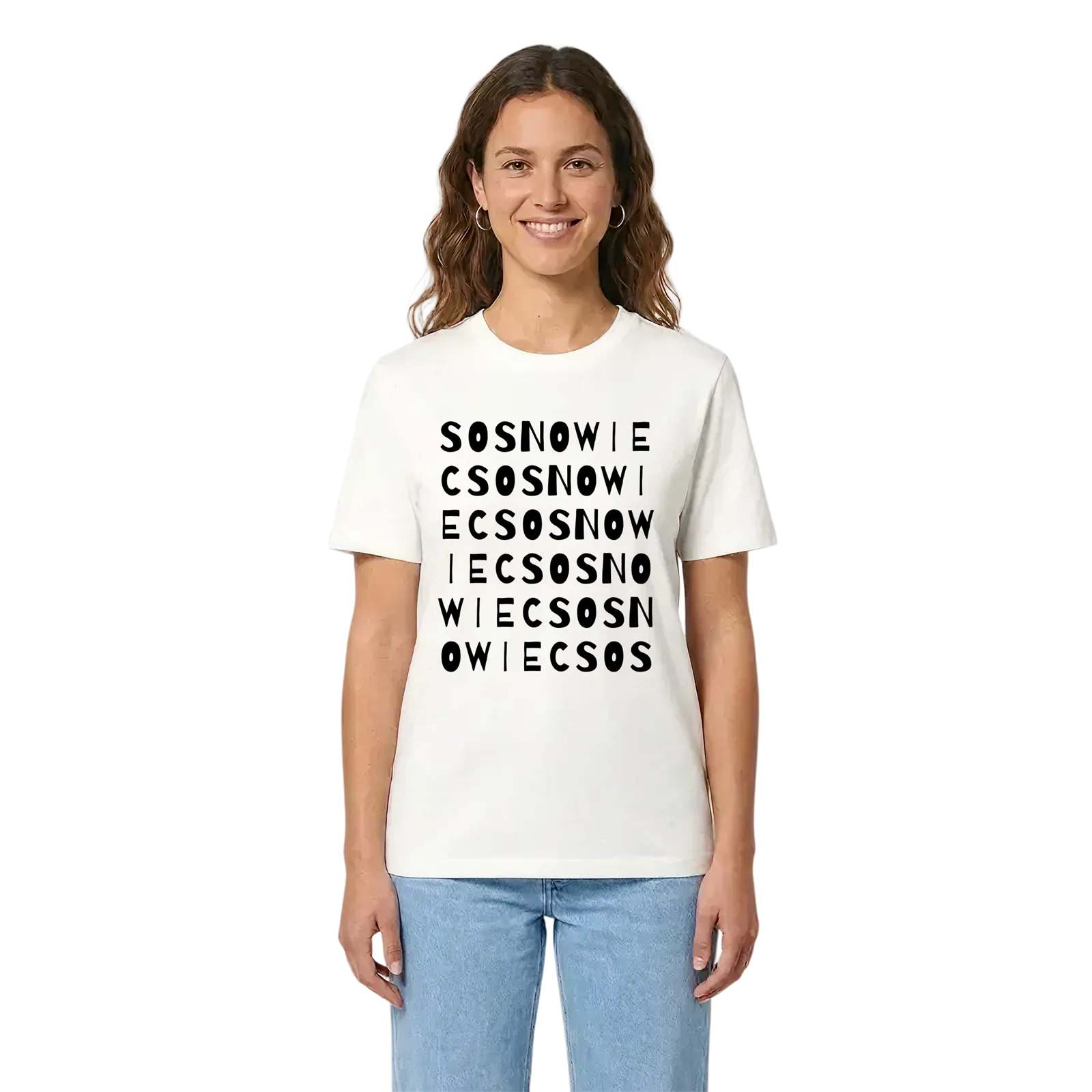 Sosnowiec ordlek t-shirt – White, i miljö