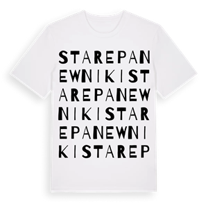 Stare Panewniki ordlek t-shirt – ekologisk bomull t-shirt från Pinshirt