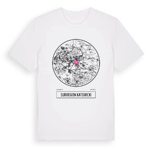 Subregion katowicki t-shirt – ekologisk bomull t-shirt från Pinshirt