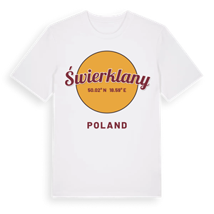 Świerklany cirkel t-shirt – ekologisk bomull t-shirt från Pinshirt