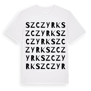 Szczyrk ordlek t-shirt – ekologisk bomull t-shirt från Pinshirt