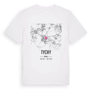 Tychy karta t-shirt – ekologisk bomull t-shirt från Pinshirt