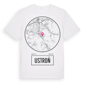 Ustroń t-shirt – ekologisk bomull t-shirt från Pinshirt