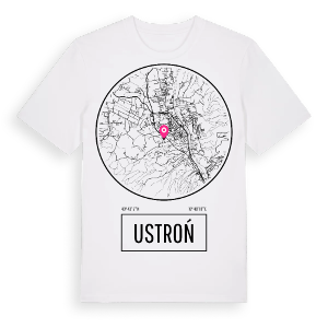 Ustroń t-shirt – ekologisk bomull t-shirt från Pinshirt