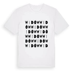 Widów ordlek t-shirt – ekologisk bomull t-shirt från Pinshirt