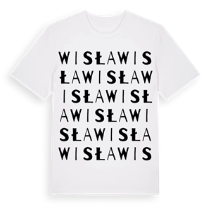 Wisła ordlek t-shirt – ekologisk bomull t-shirt från Pinshirt