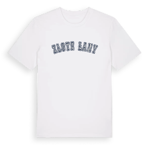 Złote Łany college t-shirt – ekologisk bomull t-shirt från Pinshirt