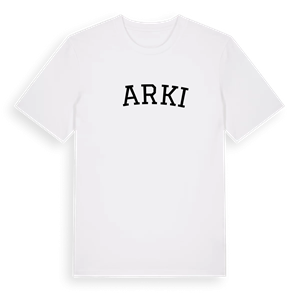 Żarki böjd t-shirt – ekologisk bomull t-shirt från Pinshirt