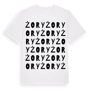 Żory ordlek t-shirt – ekologisk bomull t-shirt från Pinshirt