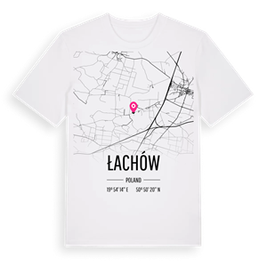 Łachów karta t-shirt – ekologisk bomull t-shirt från Pinshirt