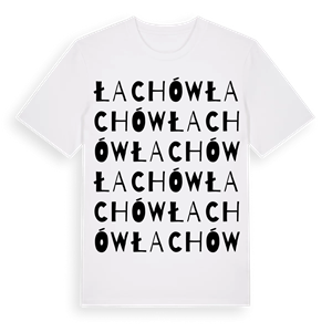 Łachów ordlek t-shirt – ekologisk bomull t-shirt från Pinshirt