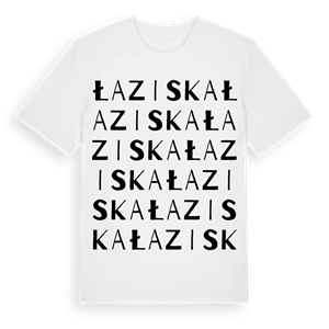 Łaziska ordlek t-shirt – ekologisk bomull t-shirt från Pinshirt