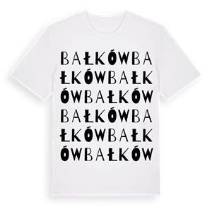Bałków ordlek t-shirt – ekologisk bomull t-shirt från Pinshirt