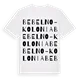 Bebelno-Kolonia ordlek t-shirt