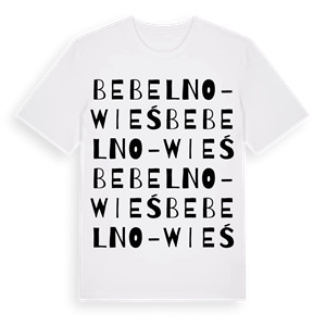 Bebelno-Wieś ordlek t-shirt – ekologisk bomull t-shirt från Pinshirt