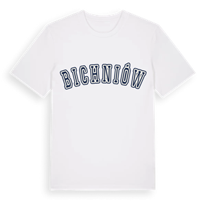 Bichniów college t-shirt – ekologisk bomull t-shirt från Pinshirt