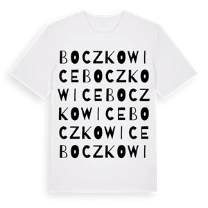 Boczkowice ordlek t-shirt – ekologisk bomull t-shirt från Pinshirt
