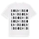 Bolmin ordlek t-shirt