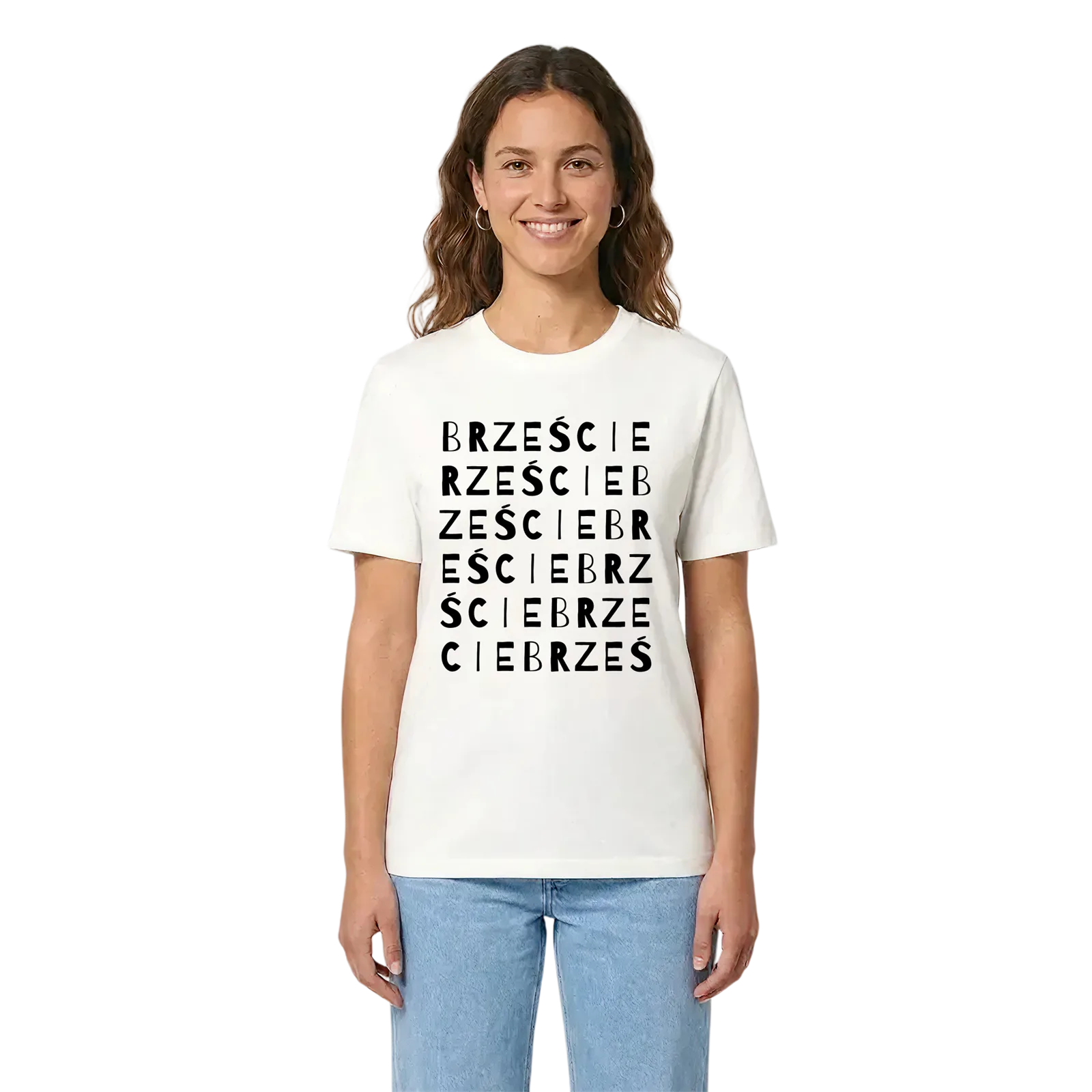 Brzeście ordlek t-shirt – White, i miljö