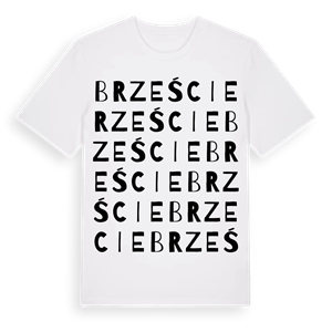 Brzeście ordlek t-shirt – ekologisk bomull t-shirt från Pinshirt